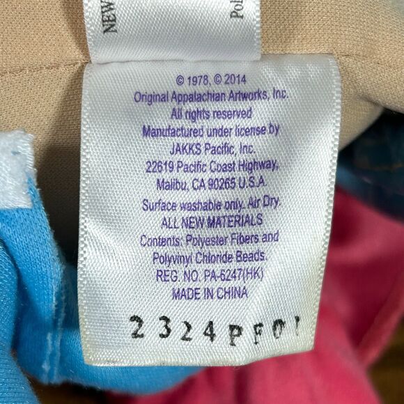 2014 OAA CABBAGE PATCH DOLL SILK HAIR BLUE EYES BROWN Curly HAIR - Picture 6 of 15